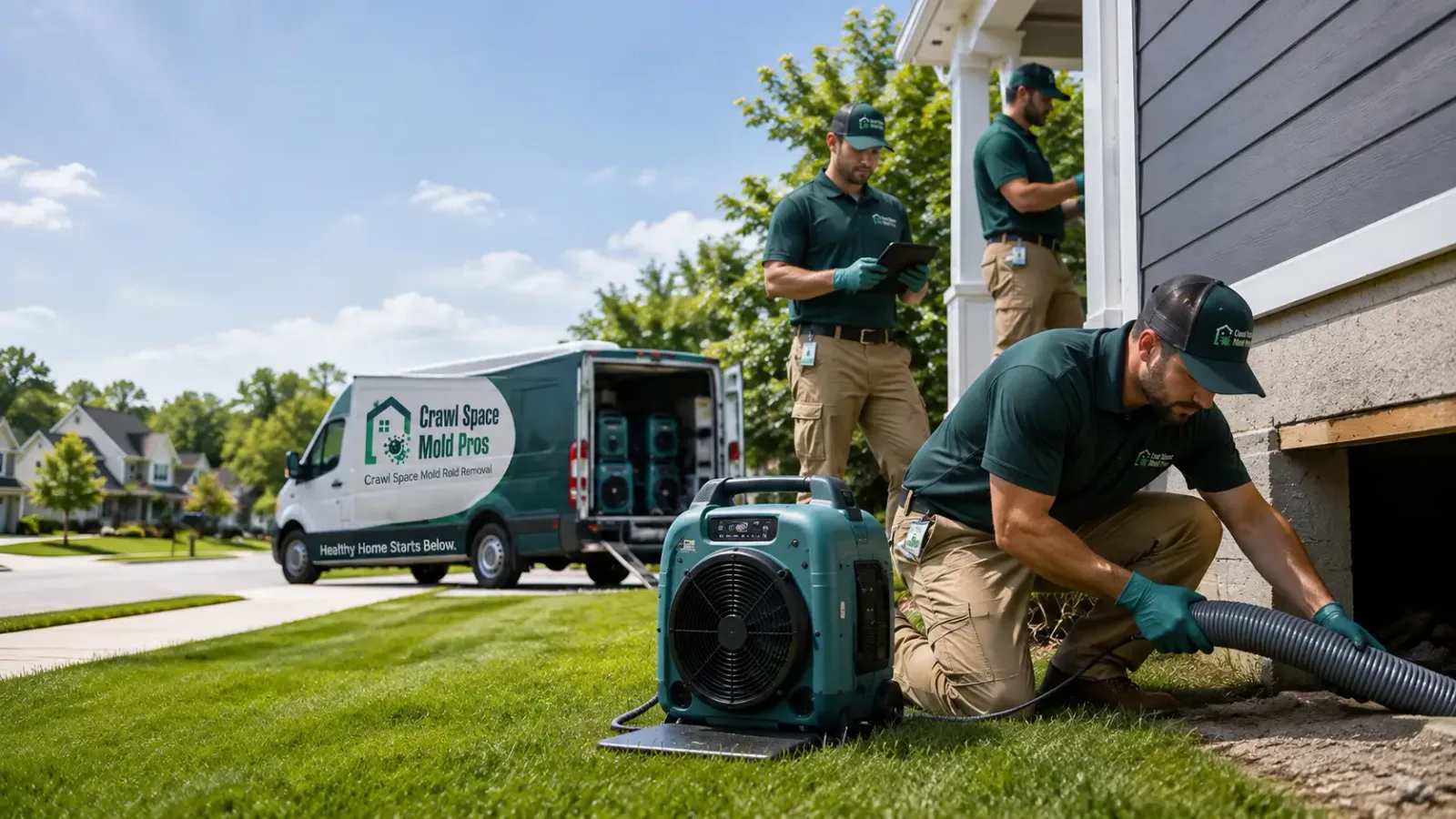 Crawl Space Mold Removal in Clara City, MN